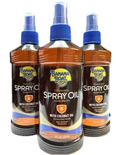 3 banana boat spf 8 with coconut oil 8oz ea expfeb 2025