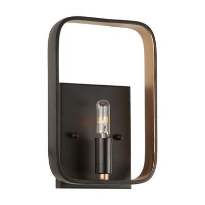 Forte Lighting 5196-01 1 Light 10'' Tall Wall Sconce - Gold