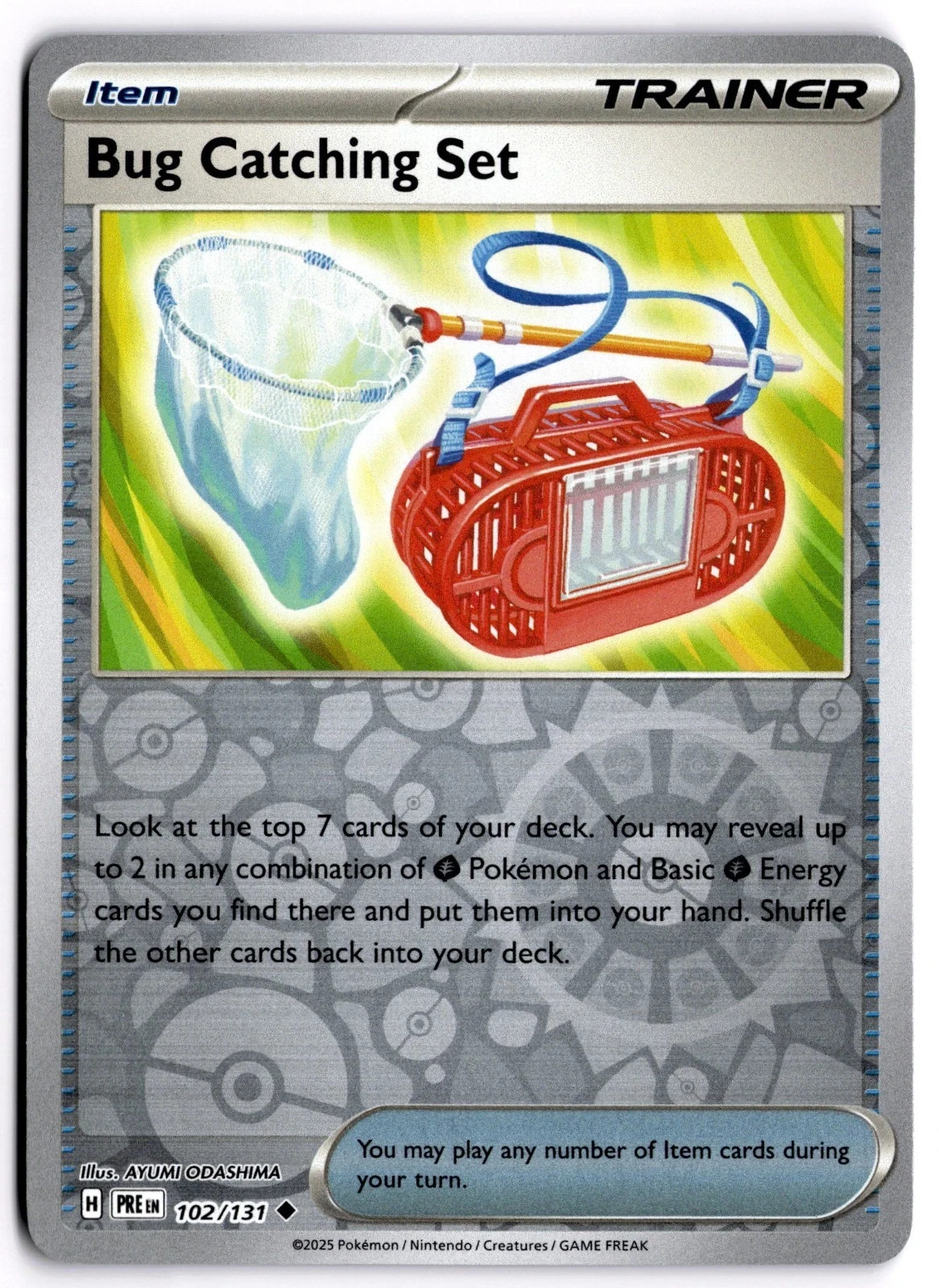 Bug Catching Set (Reverse Foil) - Pokemon TCG Card - Prismatic Evolutions #102