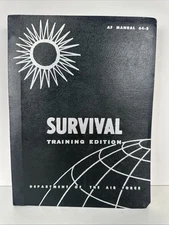 Vintage 1969 Department of the Air Force Survival Training Manual 64-3