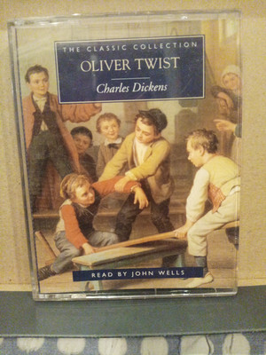 Oliver Twist Cassette Tape, Charles Dickens Read By John Wells 1995