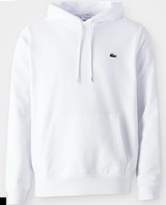 Lacoste Unisex Kapuzenpullover Weiß OVP 
