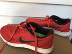 Nike Free RN Men Size 9 US Red Black Mesh Running Shoe Sneaker 831508-600 — photo 4