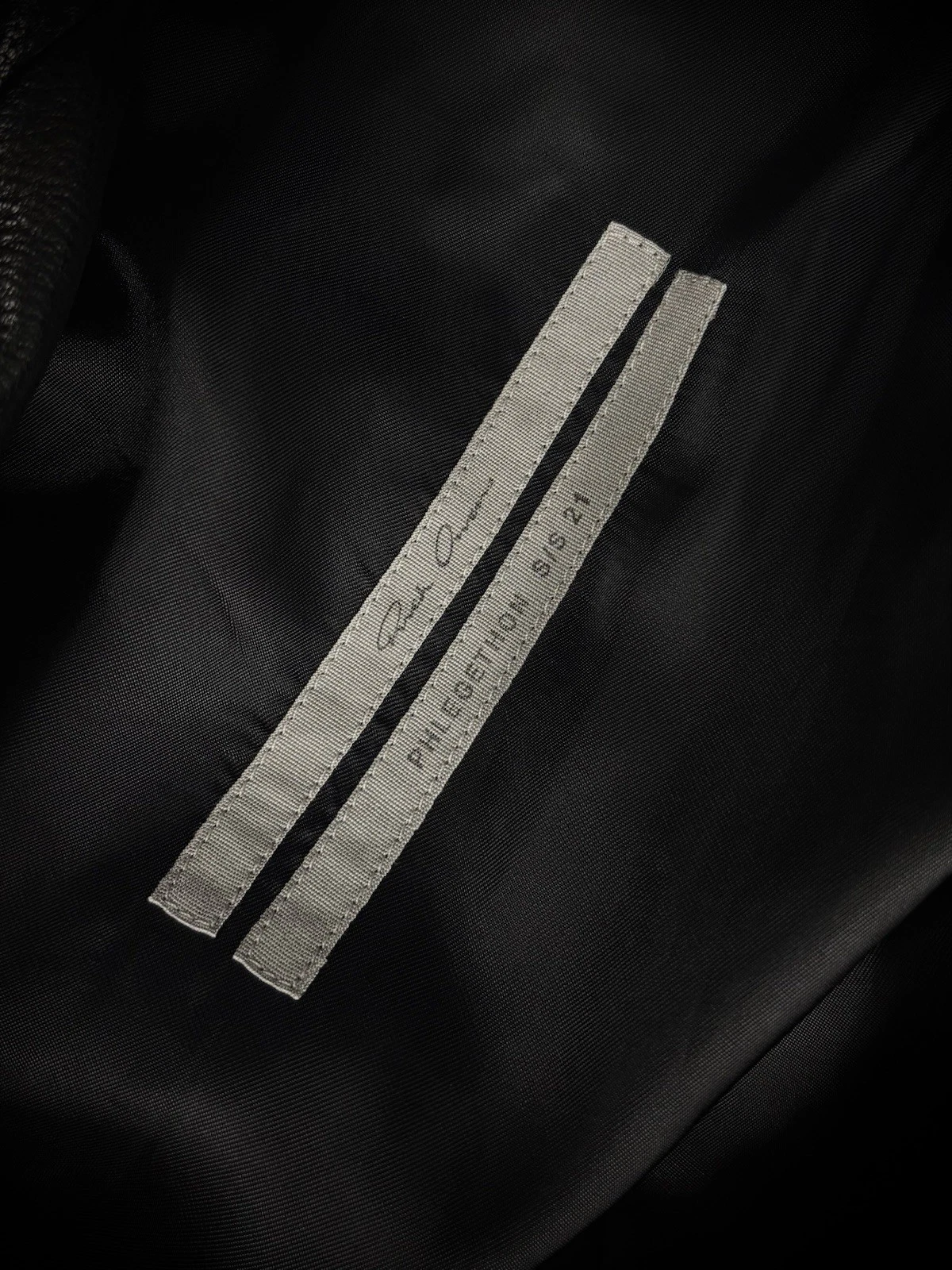 RICK OWENS SS21 PHLEGETHON LUKE STOOGES LEATHER JACKET image 8