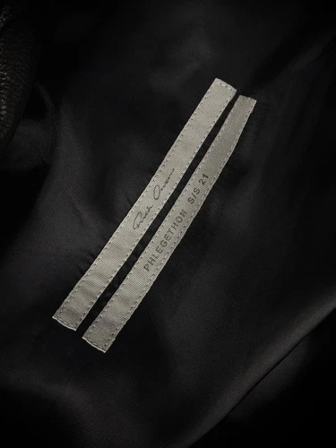 RICK OWENS SS21 PHLEGETHON LUKE STOOGES LEATHER JACKET image 8