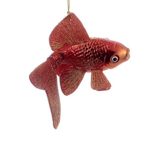 Noble Gems Goldfish Glass Ornament - Thumbnail 3