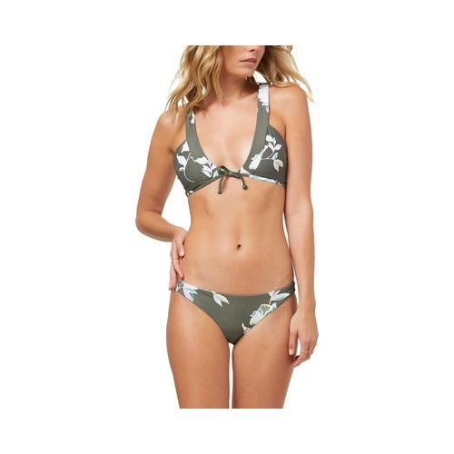 O'Neill L27520 Womens Green Olive Ellie Classic Bikini Bottom Size Medium