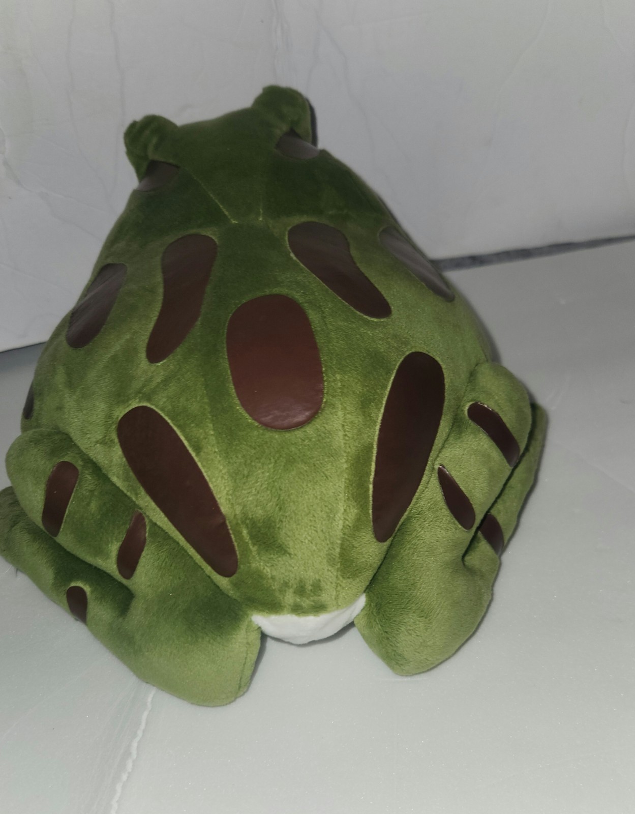Green Pac Man Frog Plush 12" Adore Plush Company