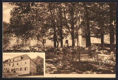 AK Würm / Schwarzwald, Das Gasthaus z. Löwen mit großem Außenbereich, Inh. Schm 