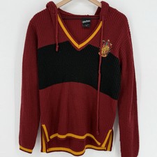Harry Potter Gryffindor Women  s Hooded Sweater Size Medium Hot Topic