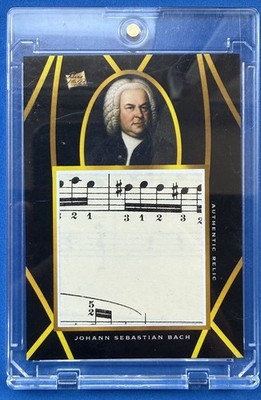 JOHANN SEBASTIAN BACH Pieces of the Past One Time Relic 2022 #JR-JSB. Mag Case 