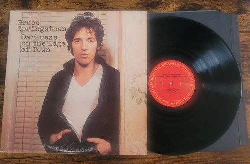 BRUCE SPRINGSTEEN - Darkness On The Edge Of Town 1978 - 12" Vinyl Record LP - VG