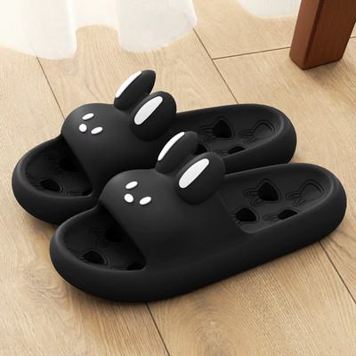 Cartoon Frauen Badezimmer Hausschuhe niedliche rutschfeste undichte Sandalen Mode dicker Boden