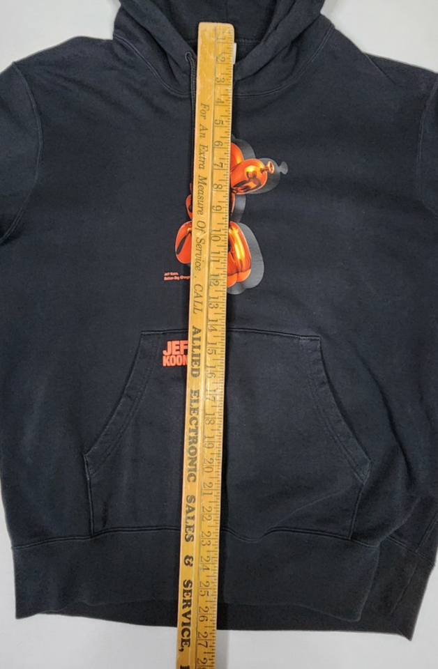 Jef Goons Uniqlo x Jeff Koons Collaboration Hoodie Black Orange Balloon Dog ...