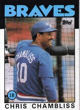 1986 Topps - Chris Chambliss #293, NM