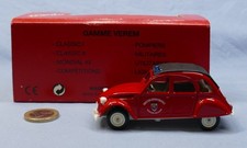 Verem Collection Passion 1/43 réf V269 : Citroën 2cv "Pompiers Incendie Secours"