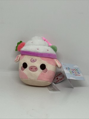 Pink Strawberry Mooshake Plush Cow Clip #Plush Goals by Cuddle Barn New W/ Tags