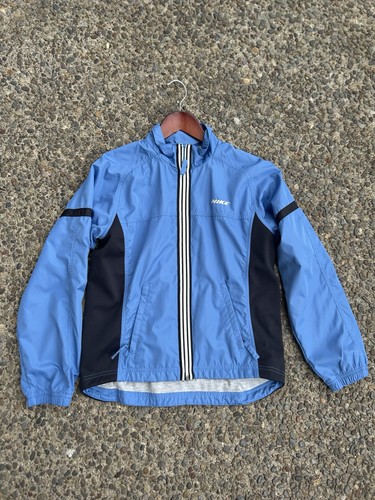 Y2K Nike Men’s Blue/Black Colorblock Full Zip Track Jacket
