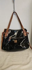 Dooney & Bourke Black Satchel Purse Handbag