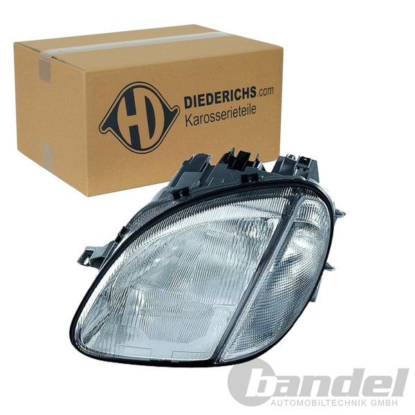 Diederichs Halogen Scheinwerfer (Lwr Pneumatisch) Links Passend FüR Mercedes SLK-image