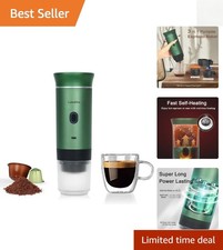 Portable Espresso Machine, Mini Espresso Maker, Self Heating Coffee Maker Compa