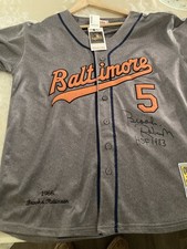 Brooks Robinson 1966 Mitchell & Ness Cooperstown Collection Jersey Signed JSA