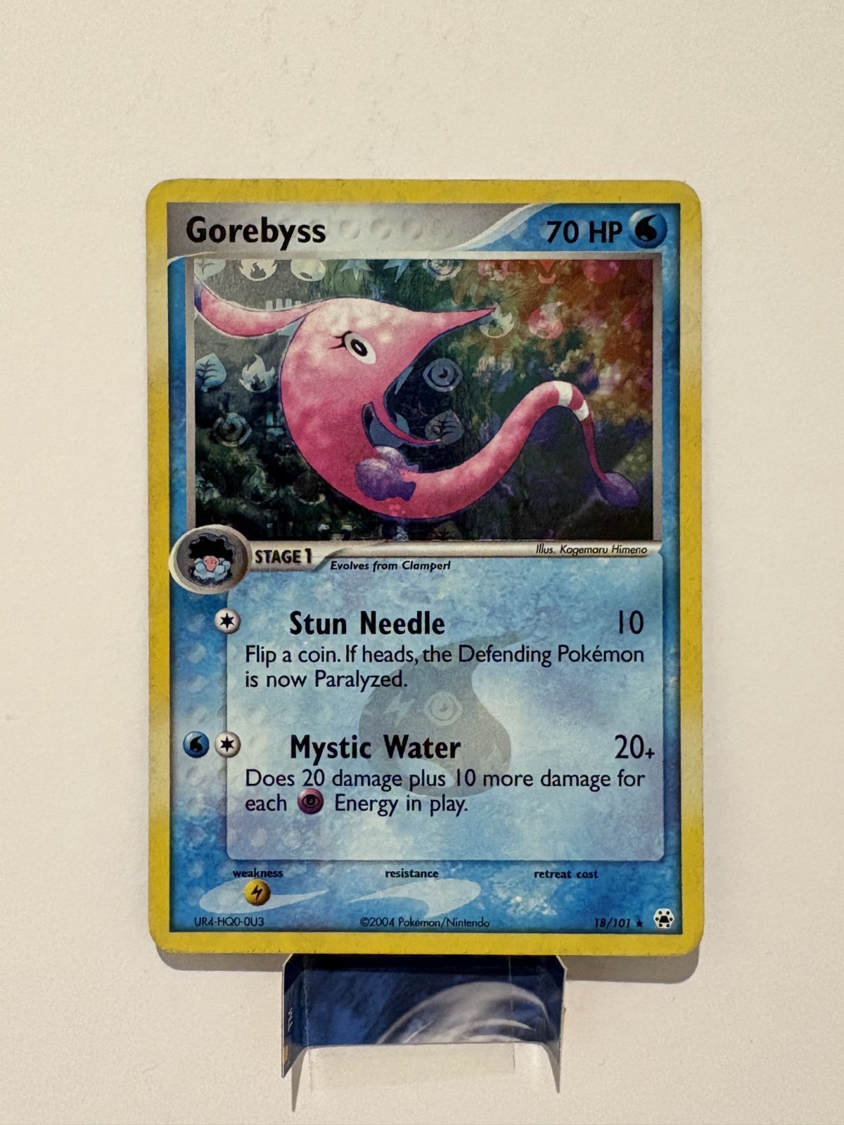 Gorebyss 18/101 Hidden Legends Reverse Holo NM