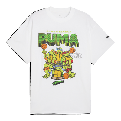 PUMA Melo TMNT Pizza T-Shirt - Men's (White/Green) | eBay