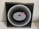 LP VINYL QUEEN ALBUM JAZZ  UK 1ST PRESS RARE ATTACHED POSTER EX+/EX+