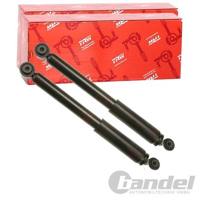 2x TRW GASDRUCK STOßDÄMPFER HINTERACHSE passend für VW CADDY 3,4, ALLTRACK