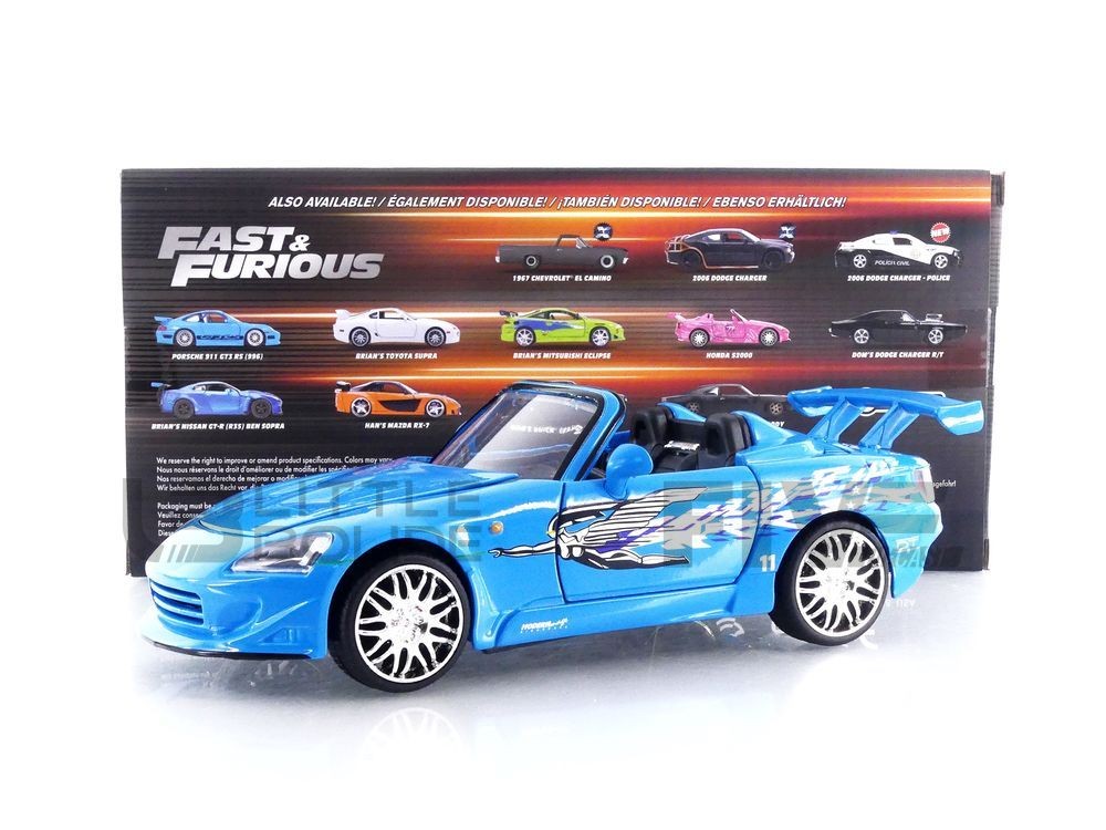 JADA TOYS 1/24 - HONDA S2000 FAST AND FURIOUS - 2001 35875BL