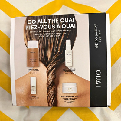 OUAI Go All The OUAI Sephora Beauty Insider 500 Pt Reward 4 Pc Set NIB Haircare