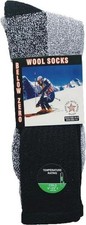 6 Pairs Men Merino wool socks Thermal Socks Insulated Cold Weather Winter socks