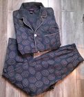 NEW Vtg "Roundtree & Yorke" Luxury Pajama Set Paisley Man M