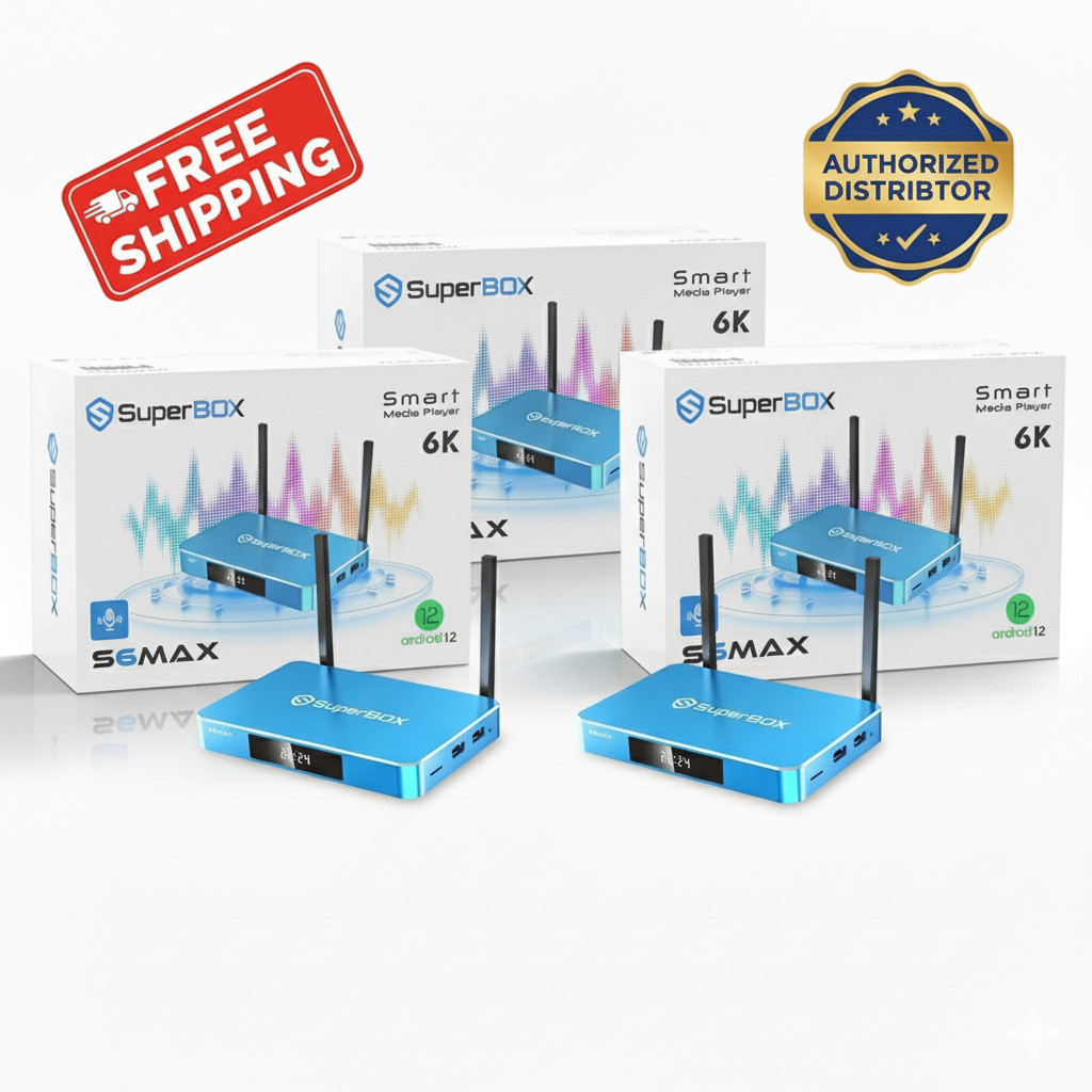SuperBox S6 MAX - 24/7 Support - Authorized Distributor