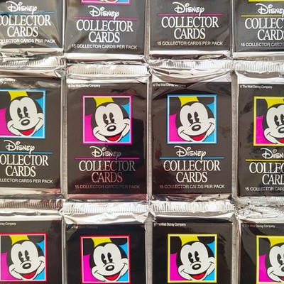 1991 Impel Disney Collectors Cards   Einzelpack Mickey Mouse Minnie Mouse  