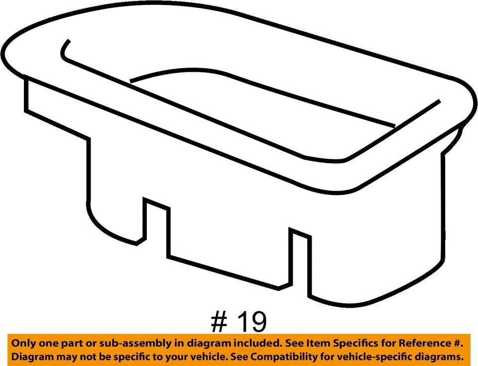 Se adapta a placa Chevrolet SS 2014-2017, F/FLR CNSL ACSRY SW 92291824 - NUEVO OEM Foto 4 de 4