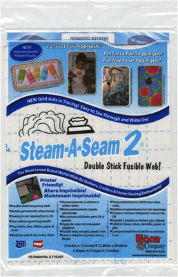 Double Stick Fusible Web-9''X12'' 5/Pkg(2 Pack)