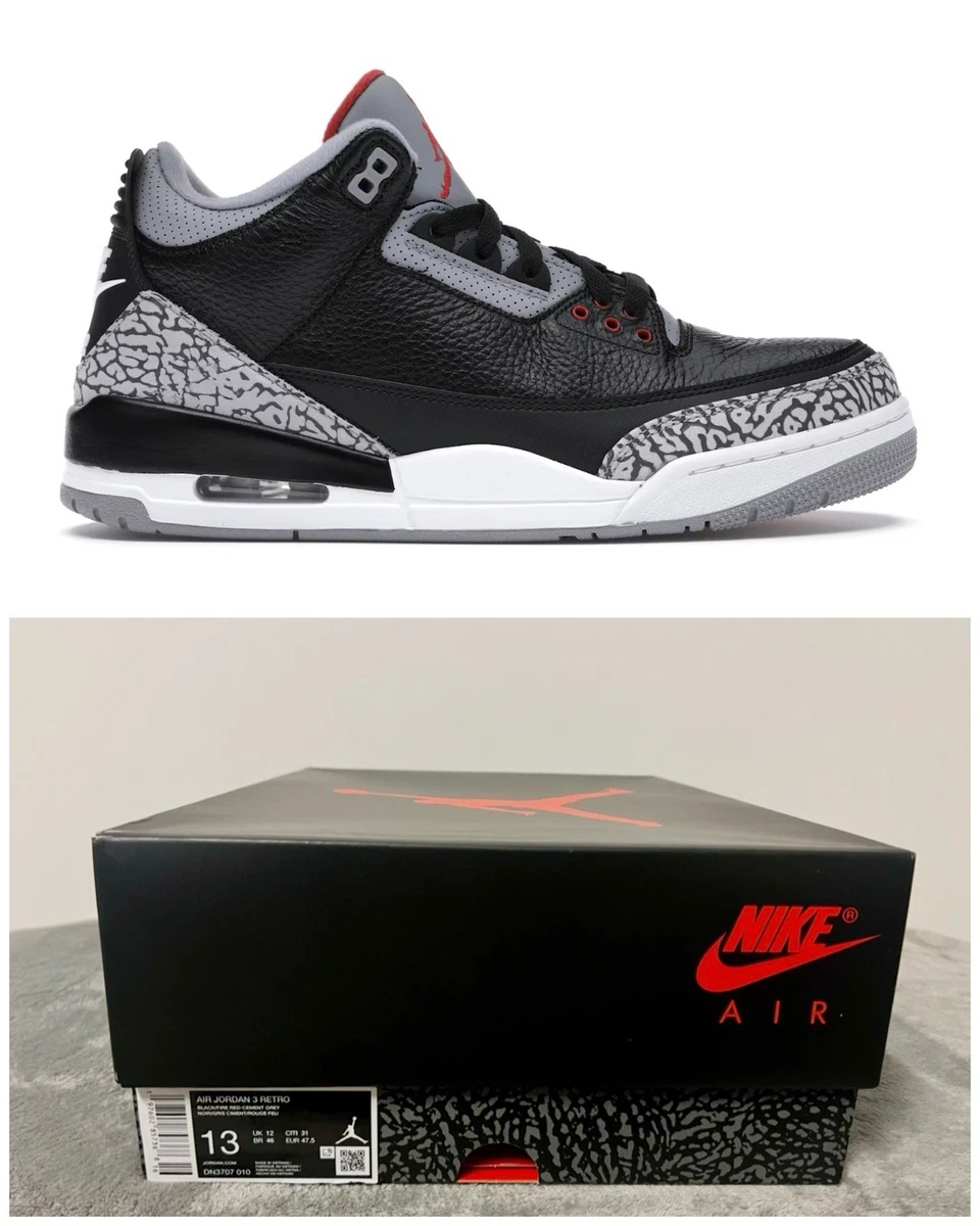 Preços baixos em Jordan 3 Retro OG Mid Black Cement | eBay