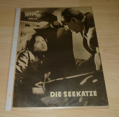 Progress Filmprogramm 100 / 64 - Die Seekatze - Programmheft 1964 60er