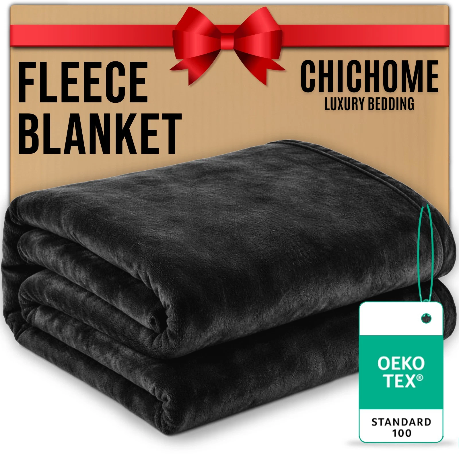 Black Fleece Blanket