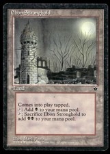 EBON STRONGHOLD UNCOMMON FALLEN EMPIRES MAGIC: THE GATHERING