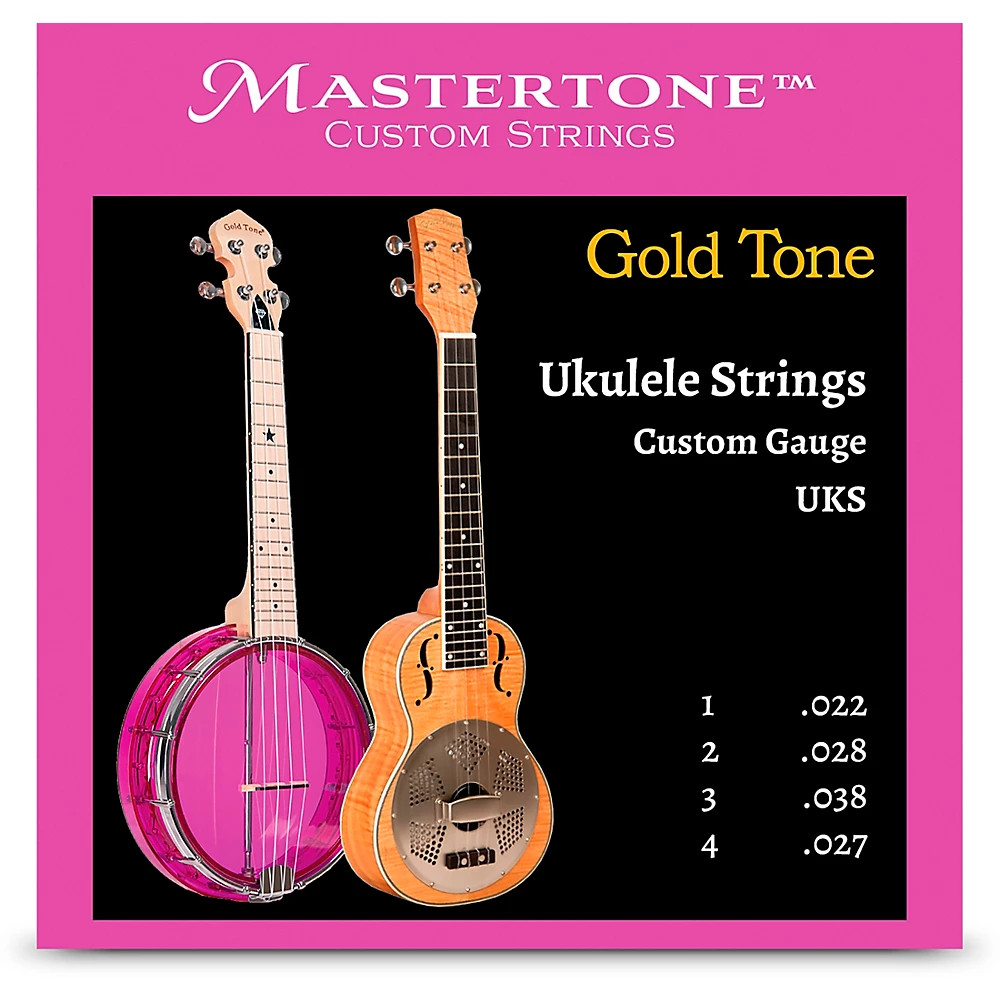 Золотые струны для гавайской гитары UKS 3 упаковки 4090₽