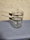 Vintage Pyrex Flameware Double Boiler P 81 C  A12 B1