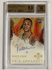 Dante Exum 2014-15 Panini Court Kings Rookie Auto RC BGS 9.5 - #/130