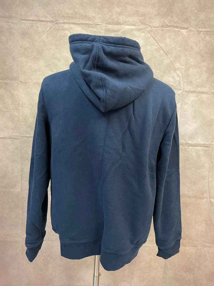 Sudadera con capucha para hombre Sonoma azul cremallera completa forrada Sherpa talla L Foto 3 de 4