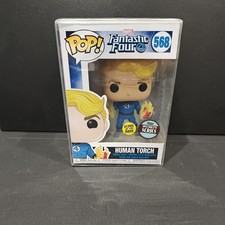 Funko Pop! Vinyl: Marvel - Human Torch (Glow in the Dark) #568