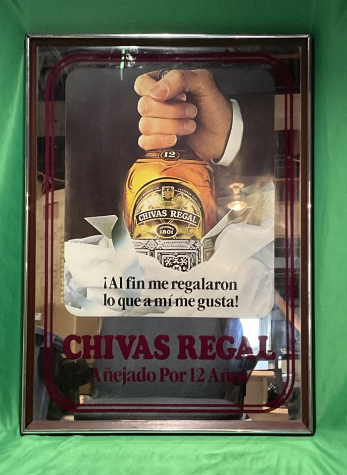 VTG Chivas Regal Hanging Mirror Sign 21” X 29” New With Box. - Image 2 of 4