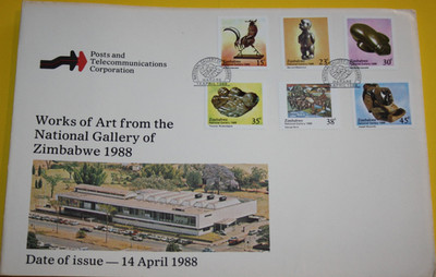 FDC Zimbabwe 1988. Simbabwe. Post und Telekomunika ESST am 14.4.1988 (12.466)