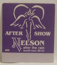 NELSON / GUNNAR / MATTHEW - VINTAGE ORIGINAL CLOTH TOUR CONCERT BACKSTAGE PASS